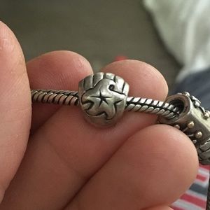 Rare Pandora Starfish Seashell Charm